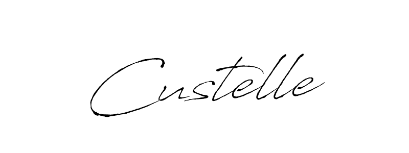 Best and Professional Signature Style for Custelle. Antro_Vectra Best Signature Style Collection. Custelle signature style 6 images and pictures png