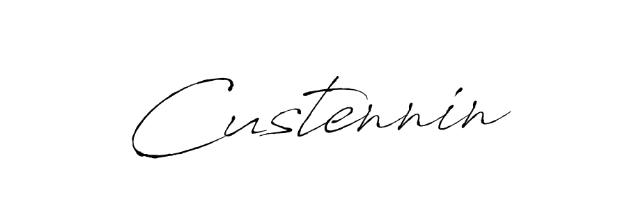 See photos of Custennin official signature by Spectra . Check more albums & portfolios. Read reviews & check more about Antro_Vectra font. Custennin signature style 6 images and pictures png