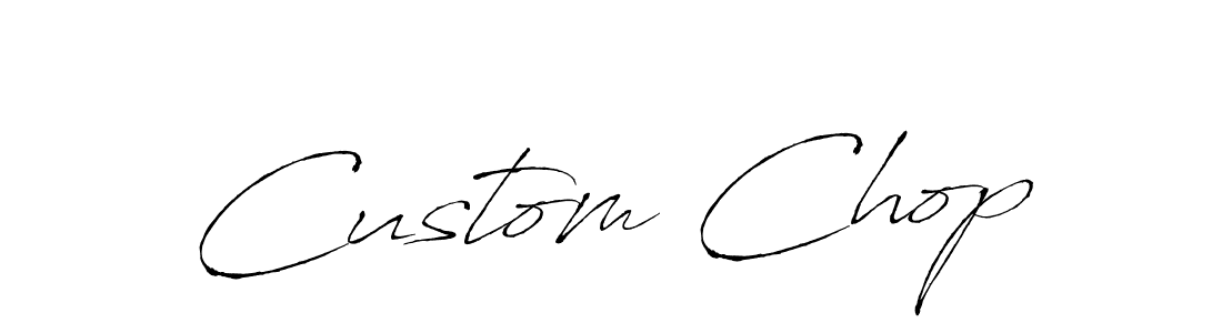How to Draw Custom Chop signature style? Antro_Vectra is a latest design signature styles for name Custom Chop. Custom Chop signature style 6 images and pictures png