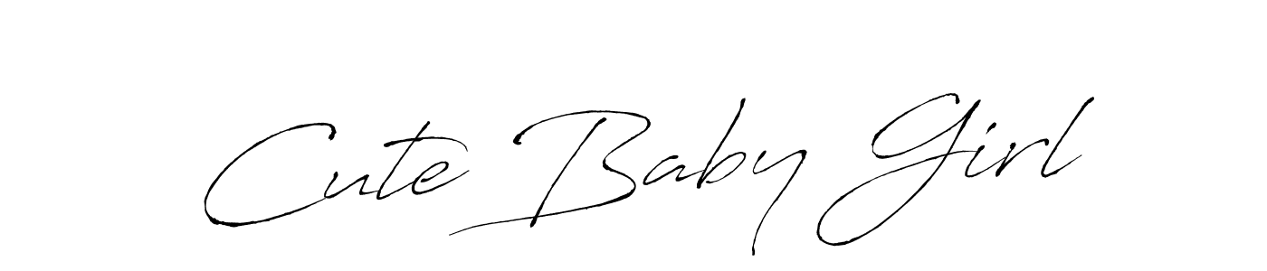 if you are searching for the best signature style for your name Cute Baby Girl. so please give up your signature search. here we have designed multiple signature styles  using Antro_Vectra. Cute Baby Girl signature style 6 images and pictures png