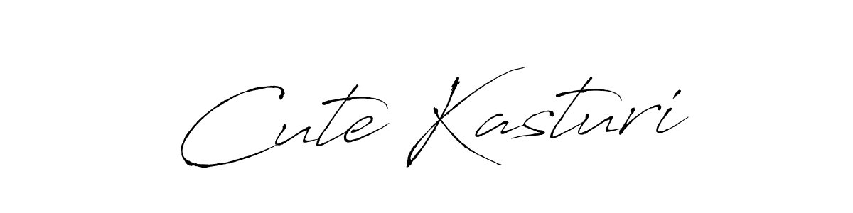 How to make Cute Kasturi signature? Antro_Vectra is a professional autograph style. Create handwritten signature for Cute Kasturi name. Cute Kasturi signature style 6 images and pictures png