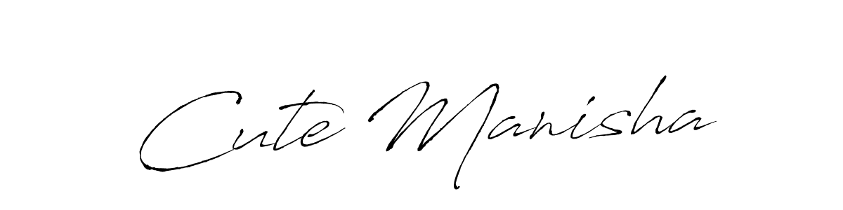 Make a beautiful signature design for name Cute Manisha. Use this online signature maker to create a handwritten signature for free. Cute Manisha signature style 6 images and pictures png