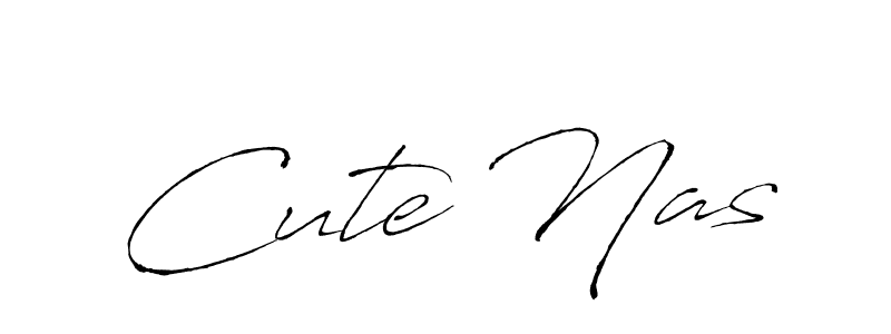 if you are searching for the best signature style for your name Cute Nas. so please give up your signature search. here we have designed multiple signature styles  using Antro_Vectra. Cute Nas signature style 6 images and pictures png