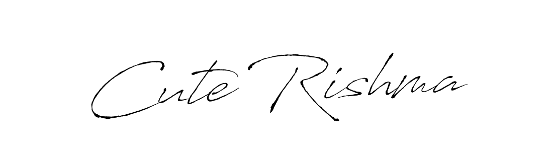 if you are searching for the best signature style for your name Cute Rishma. so please give up your signature search. here we have designed multiple signature styles  using Antro_Vectra. Cute Rishma signature style 6 images and pictures png