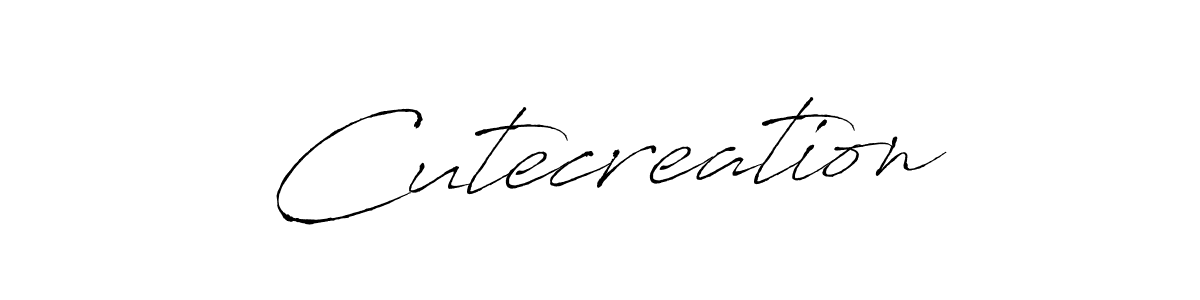 Antro_Vectra is a professional signature style that is perfect for those who want to add a touch of class to their signature. It is also a great choice for those who want to make their signature more unique. Get Cutecreation name to fancy signature for free. Cutecreation signature style 6 images and pictures png
