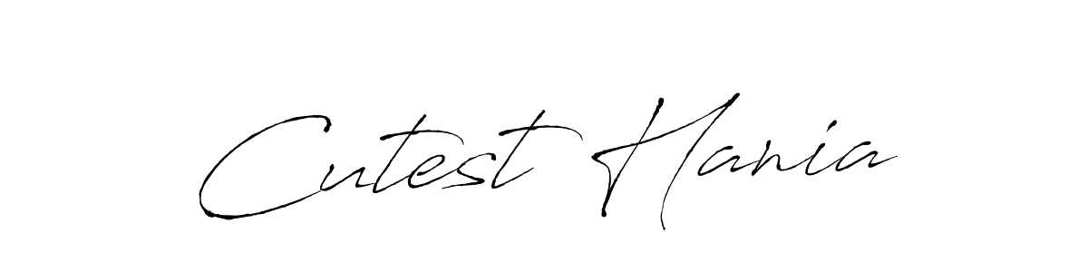 You can use this online signature creator to create a handwritten signature for the name Cutest Hania. This is the best online autograph maker. Cutest Hania signature style 6 images and pictures png