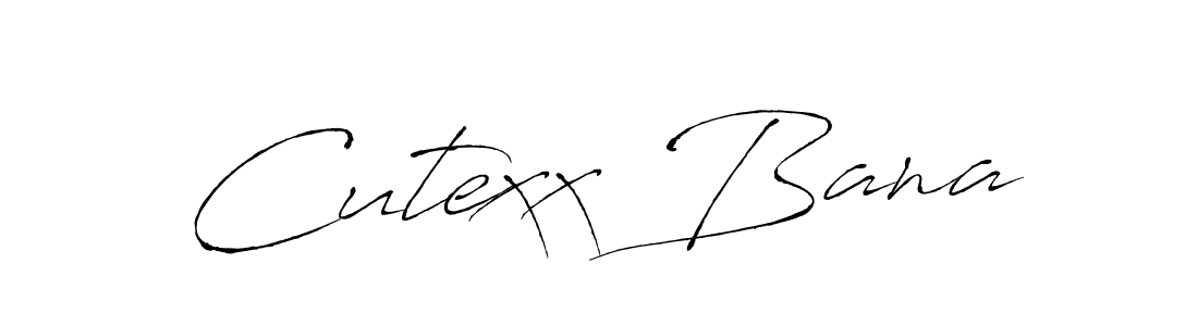 Make a beautiful signature design for name Cutexx Bana. Use this online signature maker to create a handwritten signature for free. Cutexx Bana signature style 6 images and pictures png