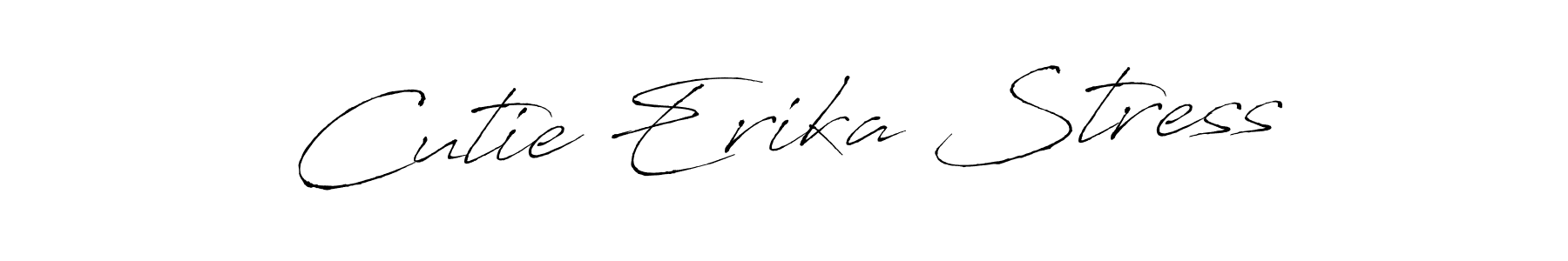 Make a beautiful signature design for name Cutie Erika Stress. Use this online signature maker to create a handwritten signature for free. Cutie Erika Stress signature style 6 images and pictures png