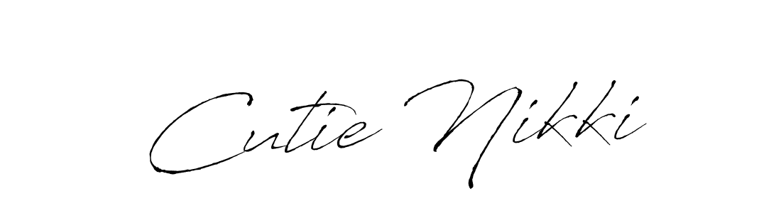 This is the best signature style for the Cutie Nikki name. Also you like these signature font (Antro_Vectra). Mix name signature. Cutie Nikki signature style 6 images and pictures png