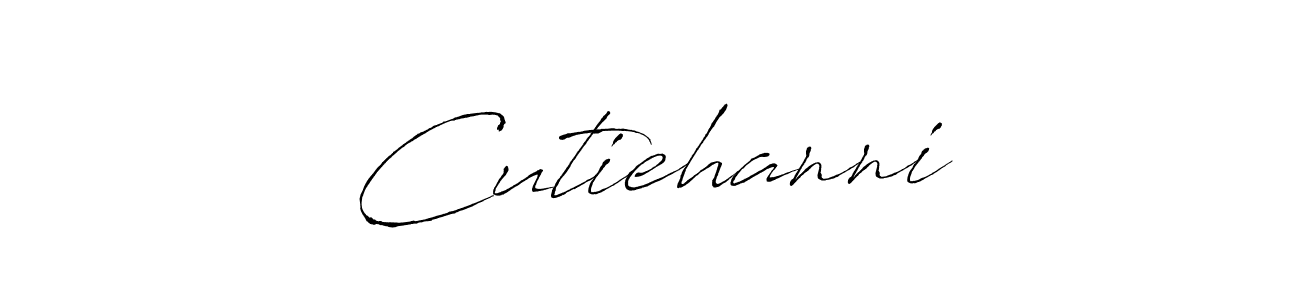 Make a beautiful signature design for name Cutiehanni☆. With this signature (Antro_Vectra) style, you can create a handwritten signature for free. Cutiehanni☆ signature style 6 images and pictures png