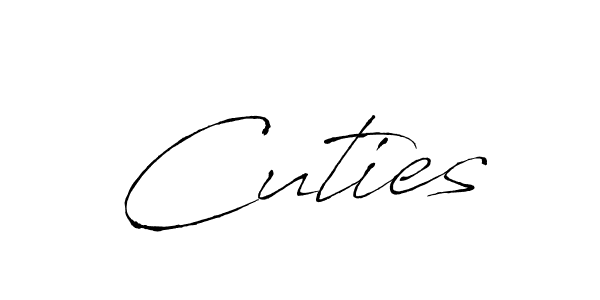 Once you've used our free online signature maker to create your best signature Antro_Vectra style, it's time to enjoy all of the benefits that Cuties name signing documents. Cuties signature style 6 images and pictures png