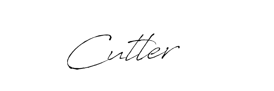 Similarly Antro_Vectra is the best handwritten signature design. Signature creator online .You can use it as an online autograph creator for name Cutler   . Cutler    signature style 6 images and pictures png