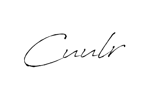 Design your own signature with our free online signature maker. With this signature software, you can create a handwritten (Antro_Vectra) signature for name Cuulr. Cuulr signature style 6 images and pictures png