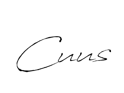 Antro_Vectra is a professional signature style that is perfect for those who want to add a touch of class to their signature. It is also a great choice for those who want to make their signature more unique. Get Cuus name to fancy signature for free. Cuus signature style 6 images and pictures png