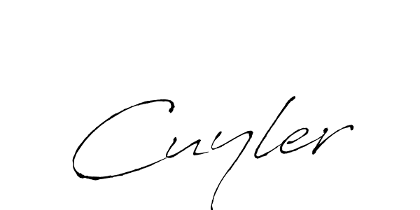 Cuyler stylish signature style. Best Handwritten Sign (Antro_Vectra) for my name. Handwritten Signature Collection Ideas for my name Cuyler. Cuyler signature style 6 images and pictures png