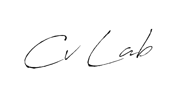 Create a beautiful signature design for name Cv Lab. With this signature (Antro_Vectra) fonts, you can make a handwritten signature for free. Cv Lab signature style 6 images and pictures png