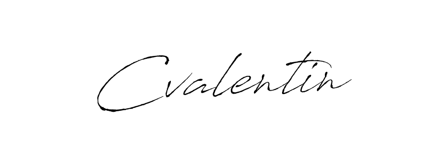 Create a beautiful signature design for name Cvalentin. With this signature (Antro_Vectra) fonts, you can make a handwritten signature for free. Cvalentin signature style 6 images and pictures png