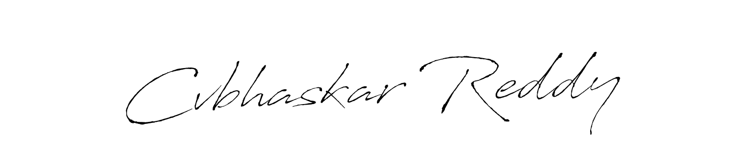 Design your own signature with our free online signature maker. With this signature software, you can create a handwritten (Antro_Vectra) signature for name Cvbhaskar Reddy. Cvbhaskar Reddy signature style 6 images and pictures png