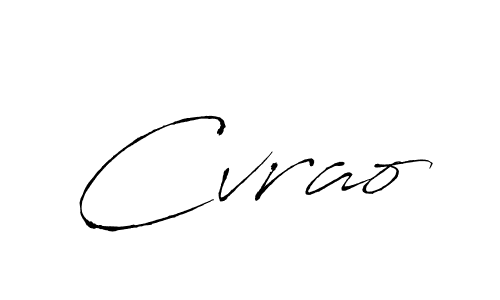 Design your own signature with our free online signature maker. With this signature software, you can create a handwritten (Antro_Vectra) signature for name Cvrao. Cvrao signature style 6 images and pictures png