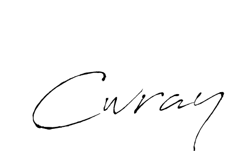 Make a beautiful signature design for name Cwray. With this signature (Antro_Vectra) style, you can create a handwritten signature for free. Cwray signature style 6 images and pictures png