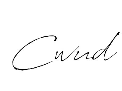 The best way (Antro_Vectra) to make a short signature is to pick only two or three words in your name. The name Cwud include a total of six letters. For converting this name. Cwud signature style 6 images and pictures png