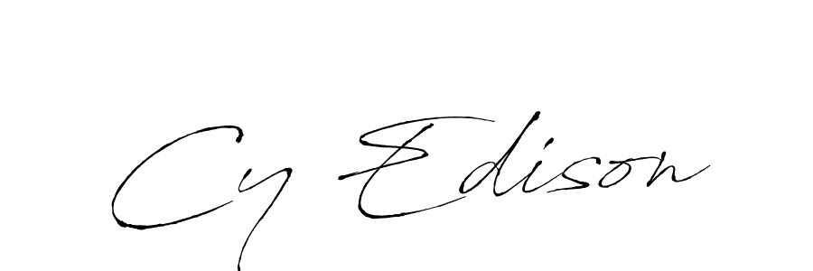 Make a short Cy Edison signature style. Manage your documents anywhere anytime using Antro_Vectra. Create and add eSignatures, submit forms, share and send files easily. Cy Edison signature style 6 images and pictures png