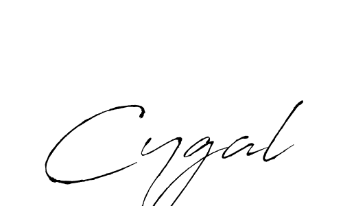 Design your own signature with our free online signature maker. With this signature software, you can create a handwritten (Antro_Vectra) signature for name Cygal. Cygal signature style 6 images and pictures png