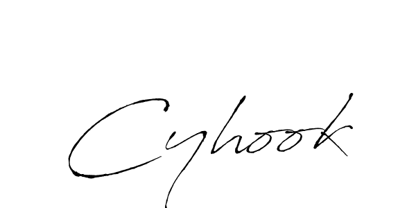 Design your own signature with our free online signature maker. With this signature software, you can create a handwritten (Antro_Vectra) signature for name Cyhook. Cyhook signature style 6 images and pictures png