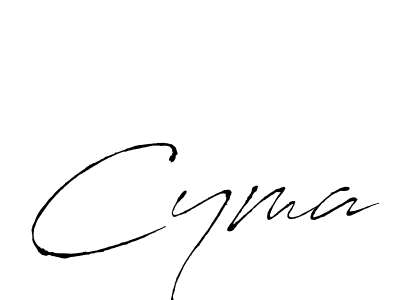 It looks lik you need a new signature style for name Cyma. Design unique handwritten (Antro_Vectra) signature with our free signature maker in just a few clicks. Cyma signature style 6 images and pictures png