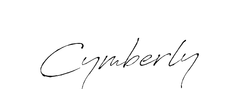 Design your own signature with our free online signature maker. With this signature software, you can create a handwritten (Antro_Vectra) signature for name Cymberly. Cymberly signature style 6 images and pictures png