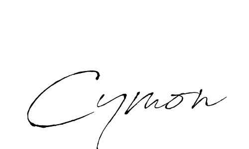 Design your own signature with our free online signature maker. With this signature software, you can create a handwritten (Antro_Vectra) signature for name Cymon. Cymon signature style 6 images and pictures png