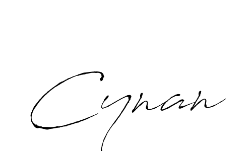 How to make Cynan signature? Antro_Vectra is a professional autograph style. Create handwritten signature for Cynan name. Cynan signature style 6 images and pictures png