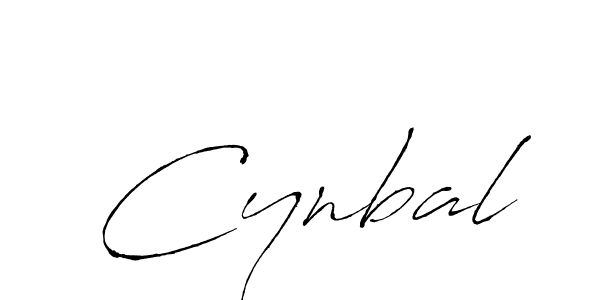 Cynbal stylish signature style. Best Handwritten Sign (Antro_Vectra) for my name. Handwritten Signature Collection Ideas for my name Cynbal. Cynbal signature style 6 images and pictures png