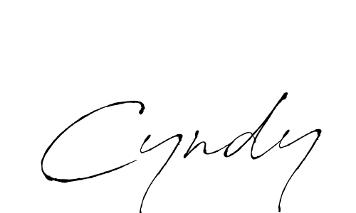 Design your own signature with our free online signature maker. With this signature software, you can create a handwritten (Antro_Vectra) signature for name Cyndy. Cyndy signature style 6 images and pictures png
