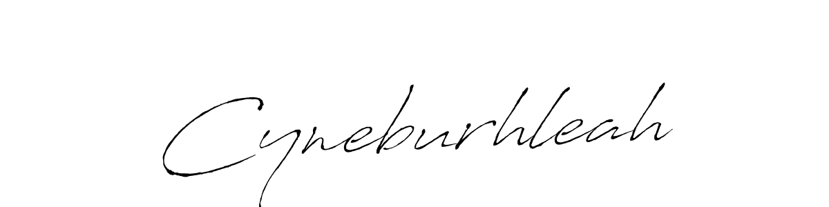 Create a beautiful signature design for name Cyneburhleah. With this signature (Antro_Vectra) fonts, you can make a handwritten signature for free. Cyneburhleah signature style 6 images and pictures png