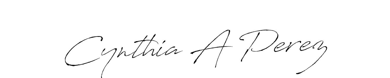 It looks lik you need a new signature style for name Cynthia A Perez. Design unique handwritten (Antro_Vectra) signature with our free signature maker in just a few clicks. Cynthia A Perez signature style 6 images and pictures png