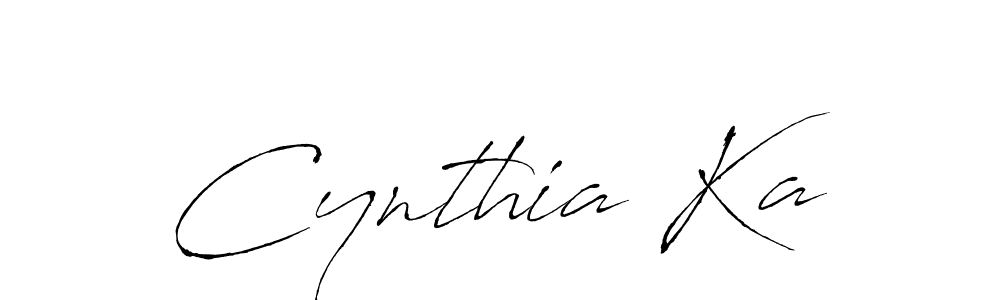 Make a beautiful signature design for name Cynthia Ka. With this signature (Antro_Vectra) style, you can create a handwritten signature for free. Cynthia Ka signature style 6 images and pictures png