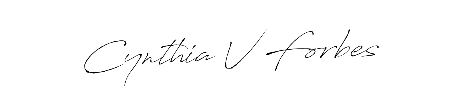 Best and Professional Signature Style for Cynthia V Forbes. Antro_Vectra Best Signature Style Collection. Cynthia V Forbes signature style 6 images and pictures png