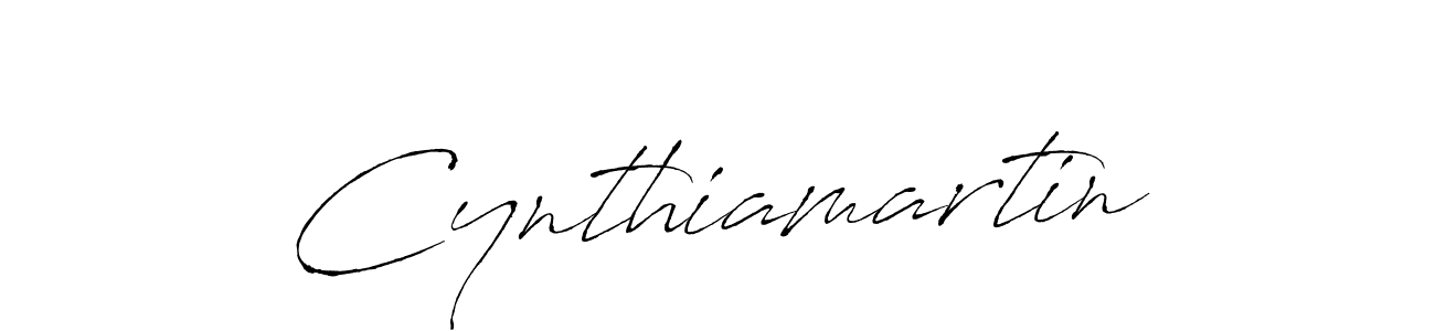 Create a beautiful signature design for name Cynthiamartin. With this signature (Antro_Vectra) fonts, you can make a handwritten signature for free. Cynthiamartin signature style 6 images and pictures png