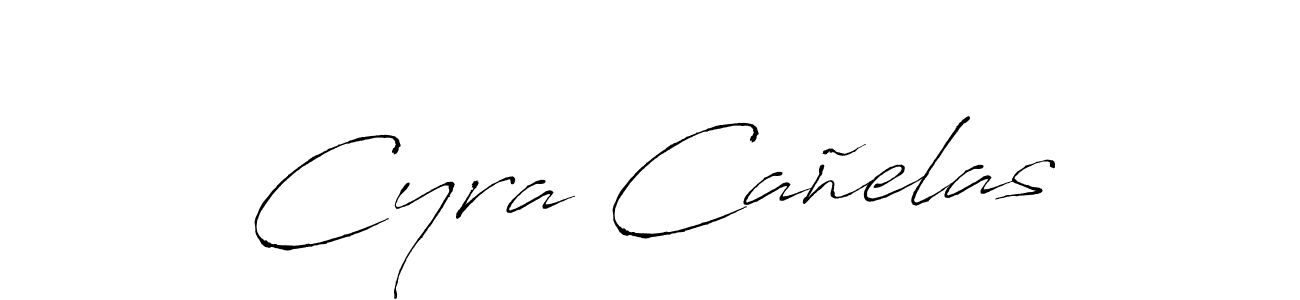 Design your own signature with our free online signature maker. With this signature software, you can create a handwritten (Antro_Vectra) signature for name Cyra Cañelas. Cyra Cañelas signature style 6 images and pictures png