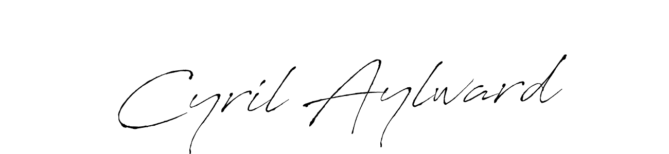 You should practise on your own different ways (Antro_Vectra) to write your name (Cyril Aylward) in signature. don't let someone else do it for you. Cyril Aylward signature style 6 images and pictures png