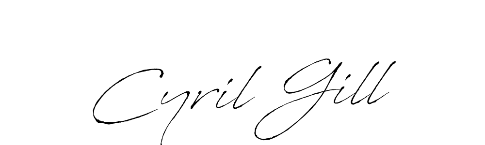 The best way (Antro_Vectra) to make a short signature is to pick only two or three words in your name. The name Cyril Gill include a total of six letters. For converting this name. Cyril Gill signature style 6 images and pictures png