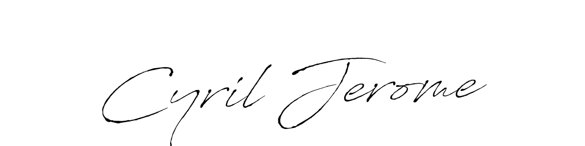 The best way (Antro_Vectra) to make a short signature is to pick only two or three words in your name. The name Cyril Jerome include a total of six letters. For converting this name. Cyril Jerome signature style 6 images and pictures png