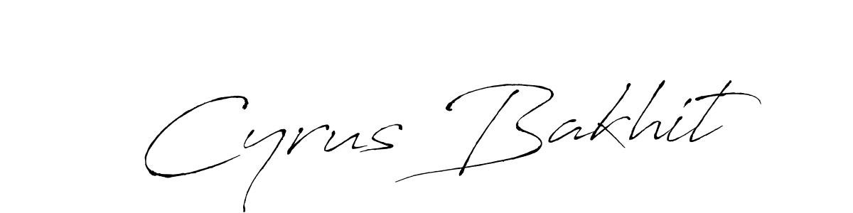 The best way (Antro_Vectra) to make a short signature is to pick only two or three words in your name. The name Cyrus Bakhit include a total of six letters. For converting this name. Cyrus Bakhit signature style 6 images and pictures png