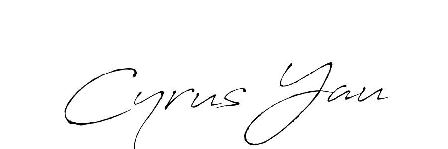 Use a signature maker to create a handwritten signature online. With this signature software, you can design (Antro_Vectra) your own signature for name Cyrus Yau. Cyrus Yau signature style 6 images and pictures png