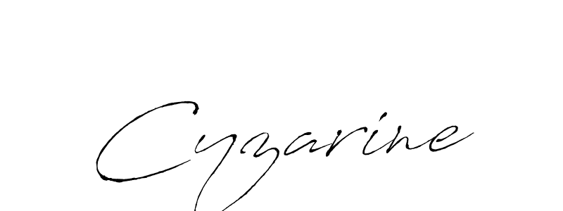 Design your own signature with our free online signature maker. With this signature software, you can create a handwritten (Antro_Vectra) signature for name Cyzarine. Cyzarine signature style 6 images and pictures png