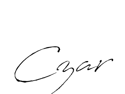 Design your own signature with our free online signature maker. With this signature software, you can create a handwritten (Antro_Vectra) signature for name Czar. Czar signature style 6 images and pictures png