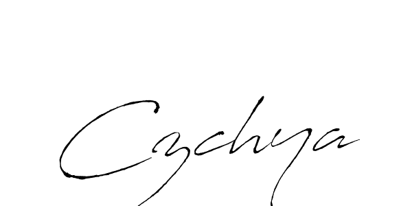 Antro_Vectra is a professional signature style that is perfect for those who want to add a touch of class to their signature. It is also a great choice for those who want to make their signature more unique. Get Czchya name to fancy signature for free. Czchya signature style 6 images and pictures png