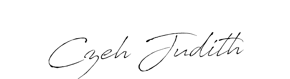 How to make Czeh Judith signature? Antro_Vectra is a professional autograph style. Create handwritten signature for Czeh Judith name. Czeh Judith signature style 6 images and pictures png