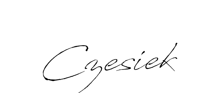 if you are searching for the best signature style for your name Czesiek. so please give up your signature search. here we have designed multiple signature styles  using Antro_Vectra. Czesiek signature style 6 images and pictures png